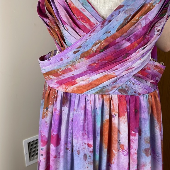 Fame & Partners multi color Evening Gown - Picture 2 of 3